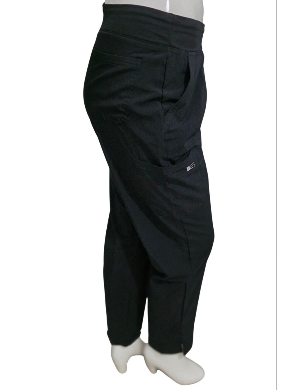 Uniform Advantage Easy Stretch Medical Scrub Top & Pants Black Size L NWT & NWOT - Picture 6 of 16